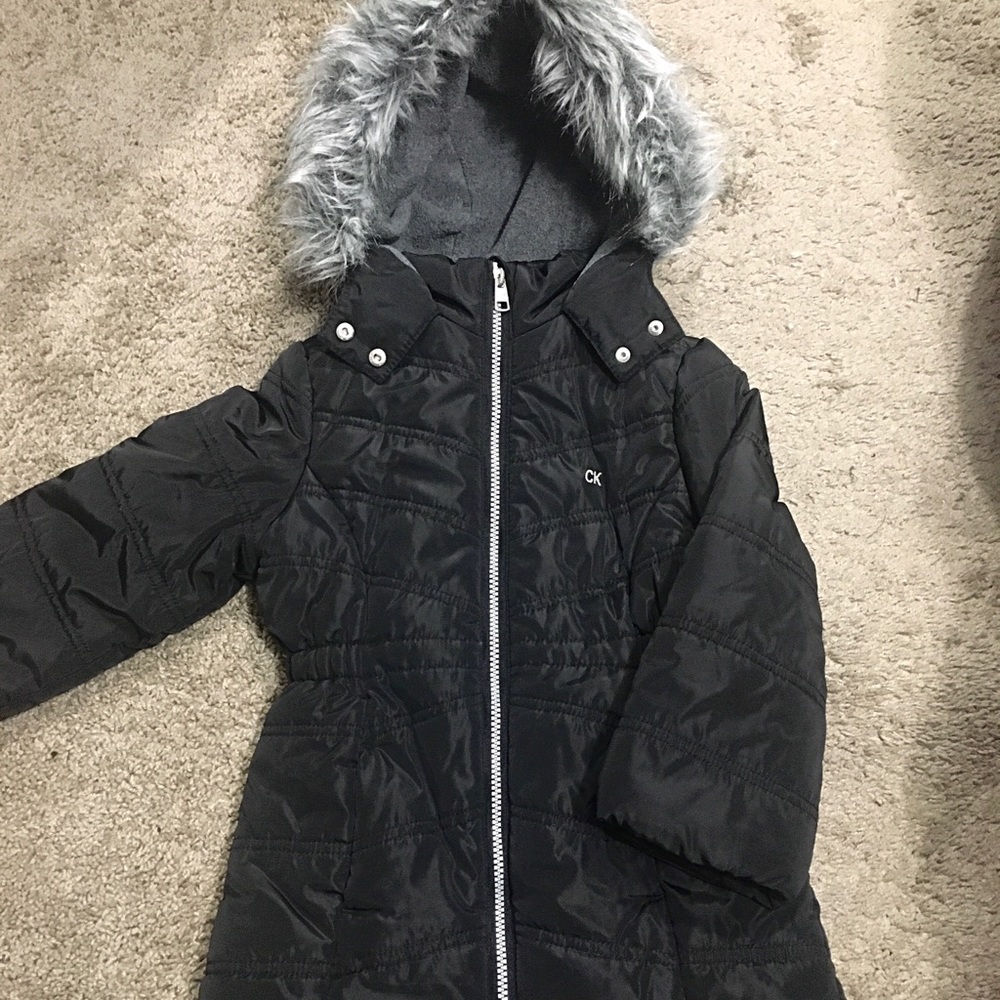 Toddler Girl Calvin Klein Puff Jacket